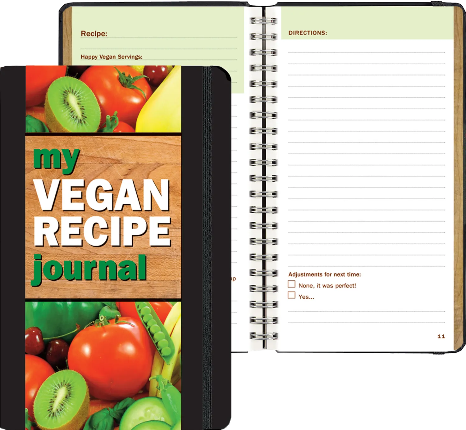 Peter Pauper Press My Vegan Recipe Journal oppskriftsbok