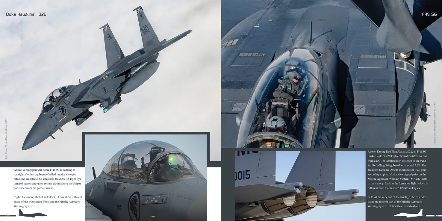 Duke Hawkins Boeing F-15 Strike Eagle bok E/K/SG