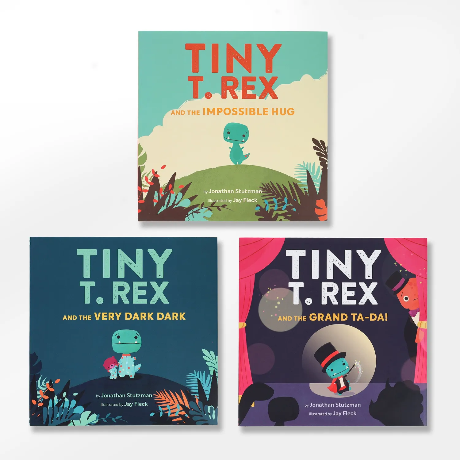 Chronicle Books Tiny T. Rex bildebok boksesett 3 bøker