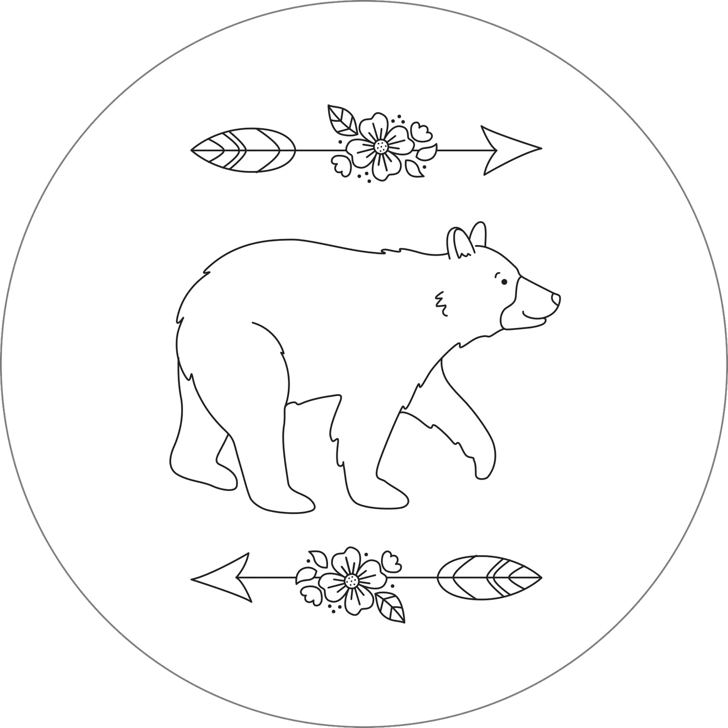 Peter Pauper Press Woodland Embroidery broderimønster 10 stk
