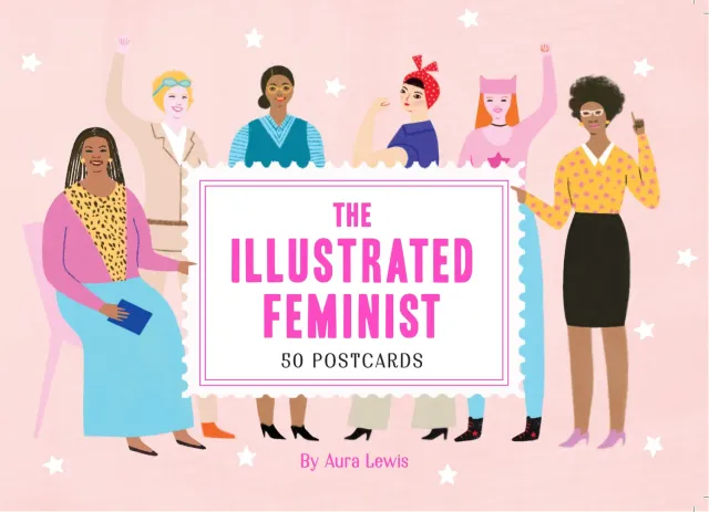 Aura Lewis The Illustrated Feminist postkortbok 50 kort