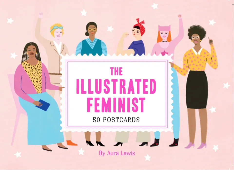 Abrams The Illustrated Feminist postkortbok 50 kort