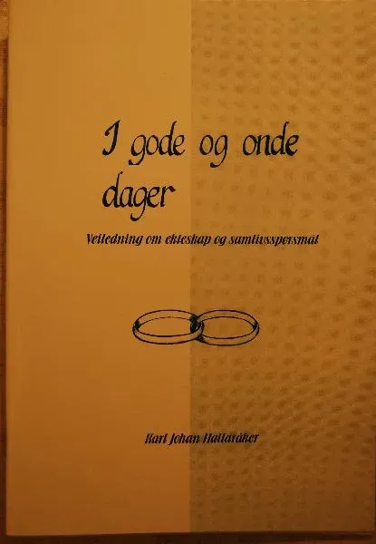 DELK-forlaget I gode og onde dager hefte Hallaråker