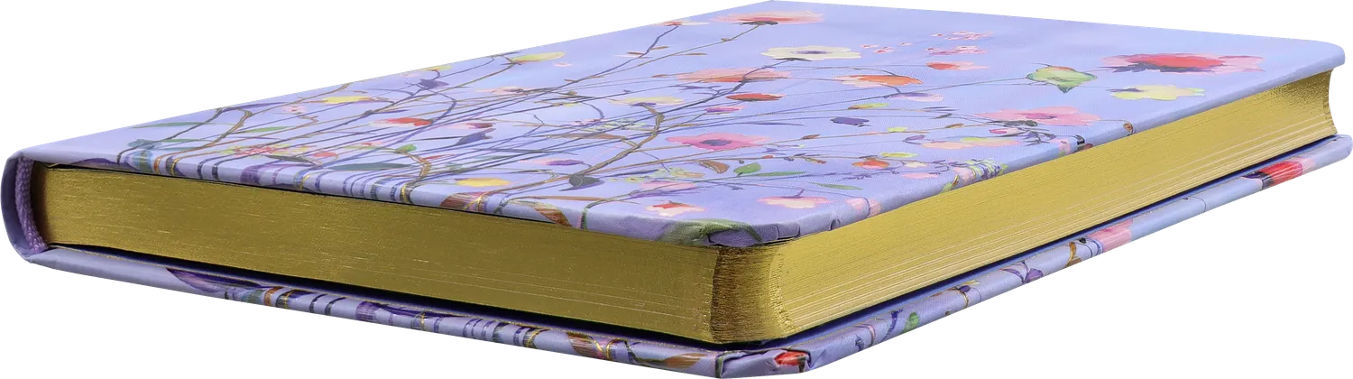 Peter Pauper Press Lavender Wildflowers notatbok lavendel linjert