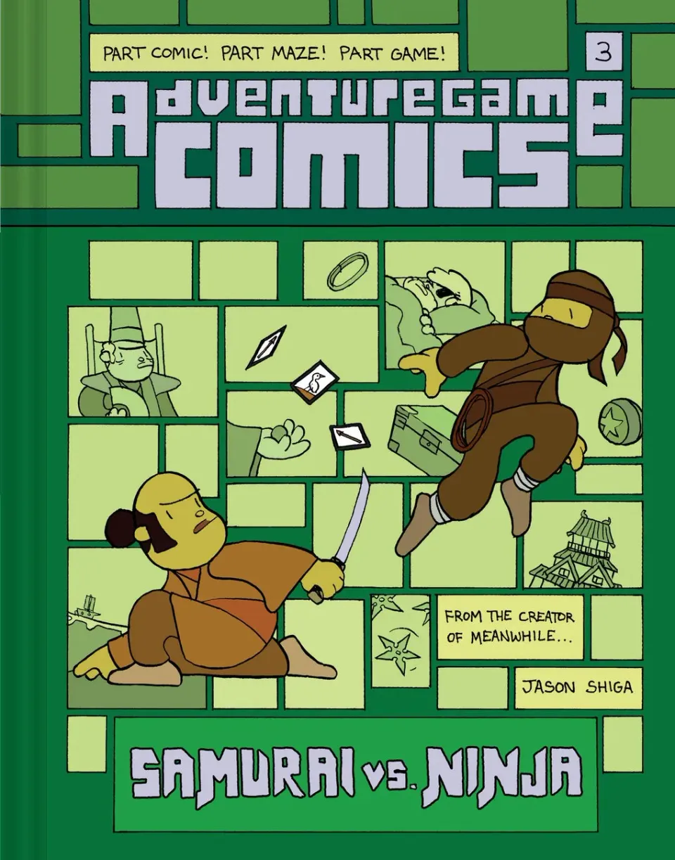 Abrams Adventuregame Comics Samurai vs Ninja tegneserie 8-11 år