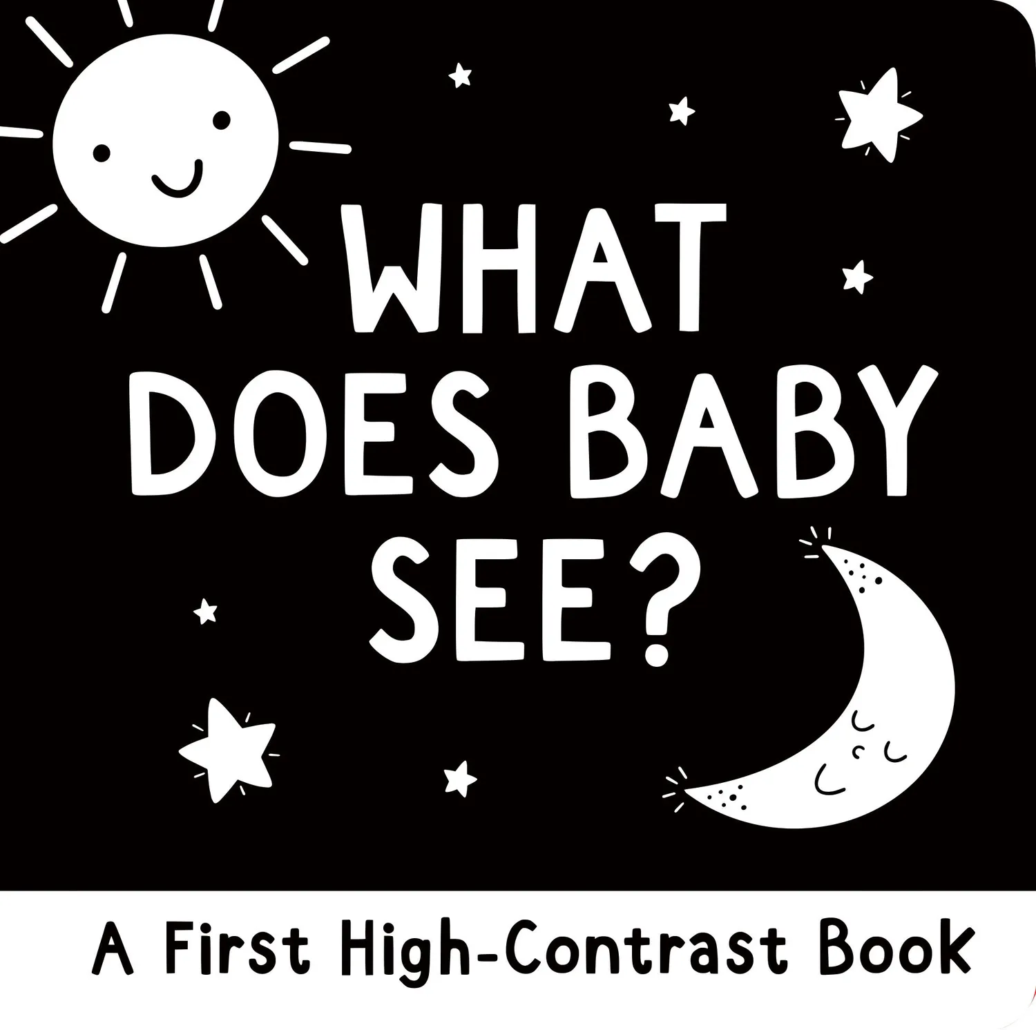 What Does Baby See? High-Contrast pappbok baby