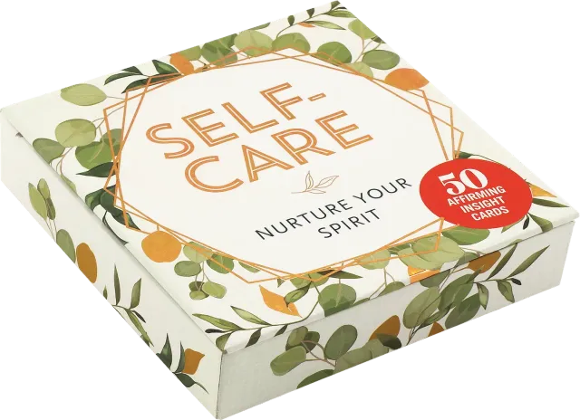 Peter Pauper Press Self-Care Insight Cards inspirasjonskort