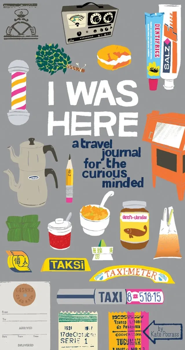 Chronicle Books I Was Here reisejournal guidet illustrert