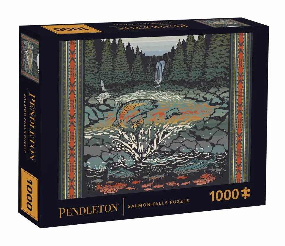 Abrams & Chronicle Books Pendleton Salmon Falls puslespill 1000