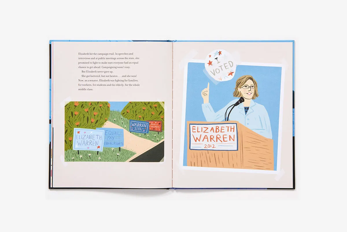 Abrams Elizabeth Warren Nevertheless She Persisted barnebok innbundet