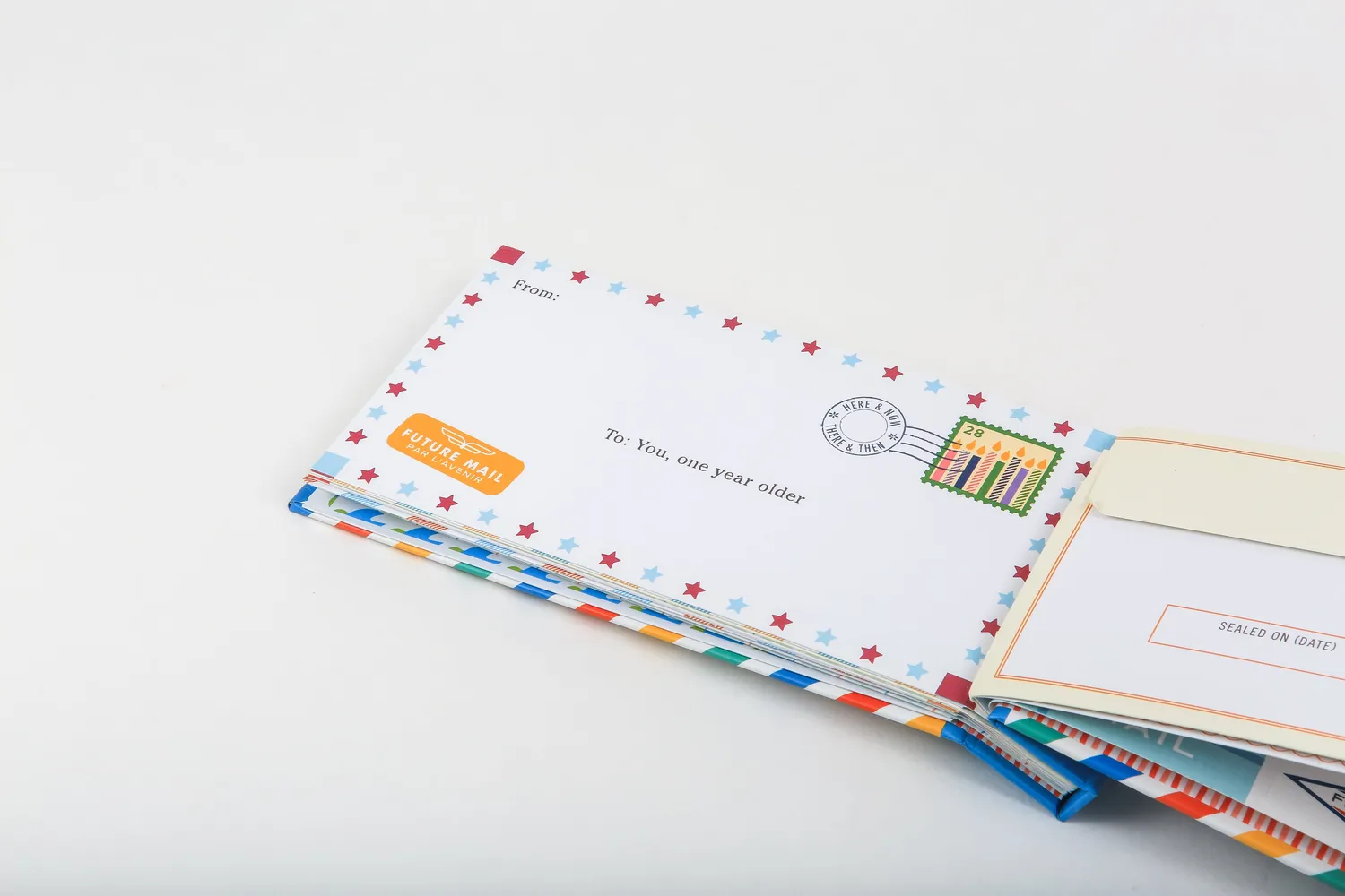Chronicle Books Letters Birthday brevsett 12-pak