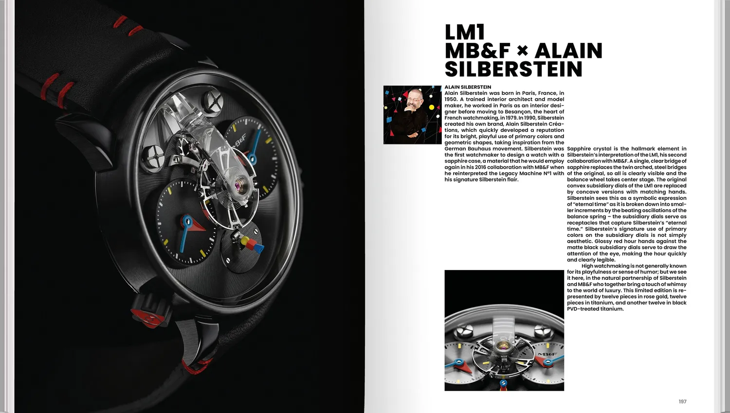 MB&F The First Fifteen Years bok innbundet klokker