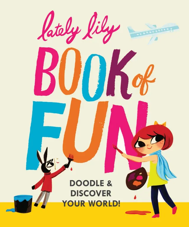 Lately Lily Book of Fun bok pocket tegnebok 3-8 år
