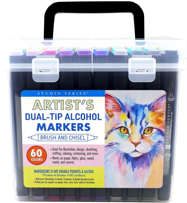 Studio Series Artist´s Dual-Tip tusjer 60-pk alkohol
