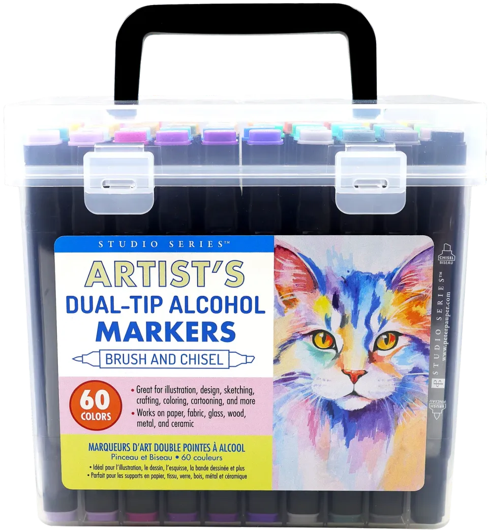 Studio Series Artist´s Dual-Tip tusjer 60-pk alkohol