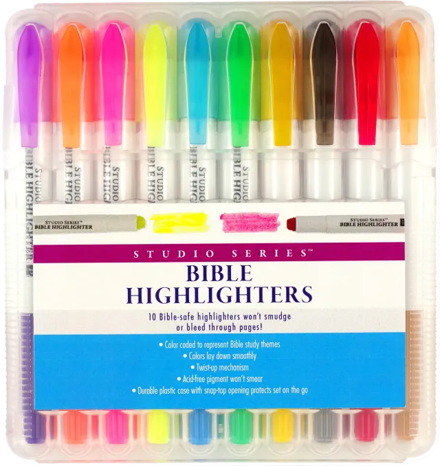 Peter Pauper Press Bible Highlighters geltusj 10 stk