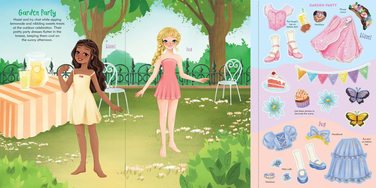 Peter Pauper Press Fashion Sticker Doll klistremerkebok