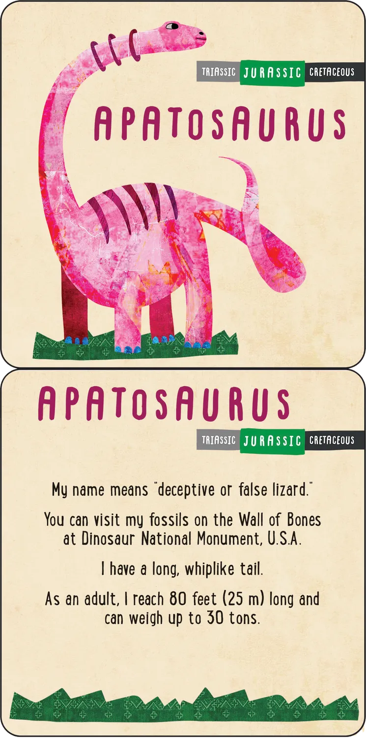 Peter Pauper Press Dinosaurs lunsjlapper 50 kort barn