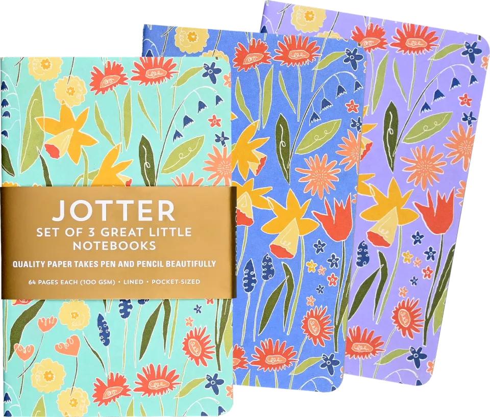 Peter Pauper Press Jotter Daffodils mininotatbøker 3 stk linjert