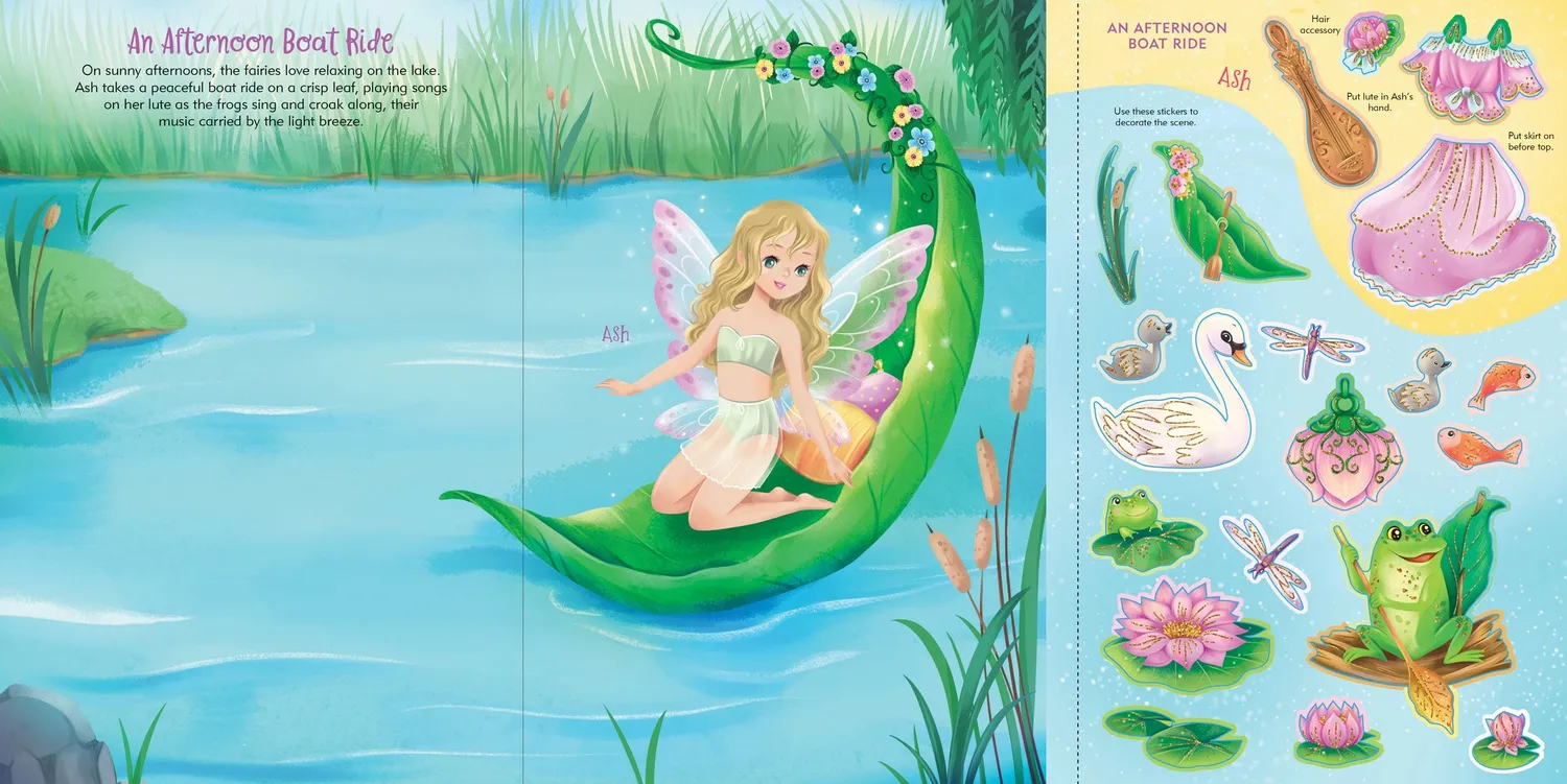 Peter Pauper Press Fairies klistremerkebok 200 stk