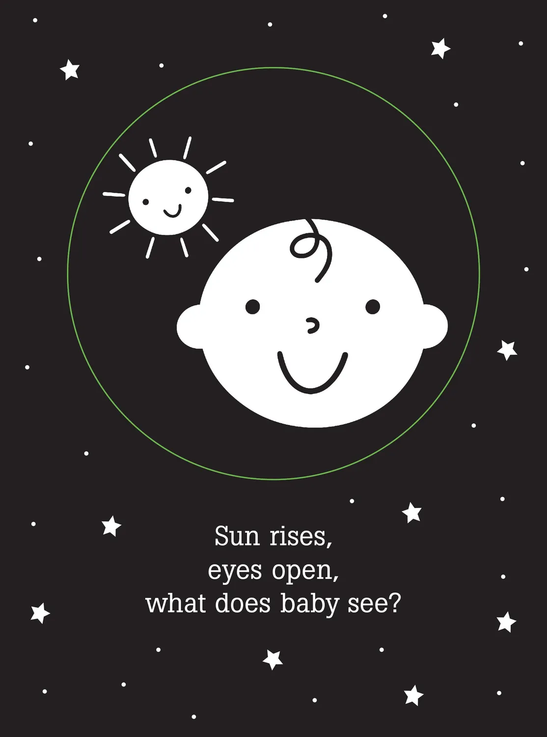 Peter Pauper Press What Does Baby See? skyggebok innbundet