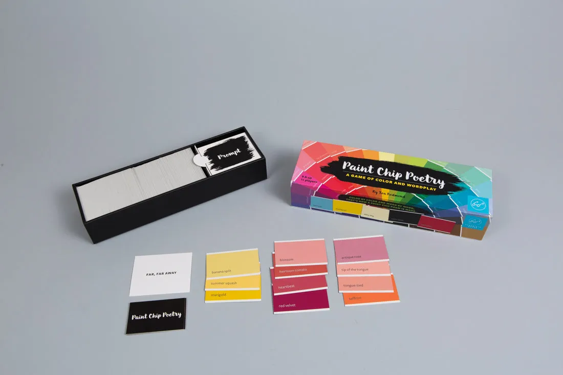 Chronicle Books Paint Chip Poetry spill farger dikt