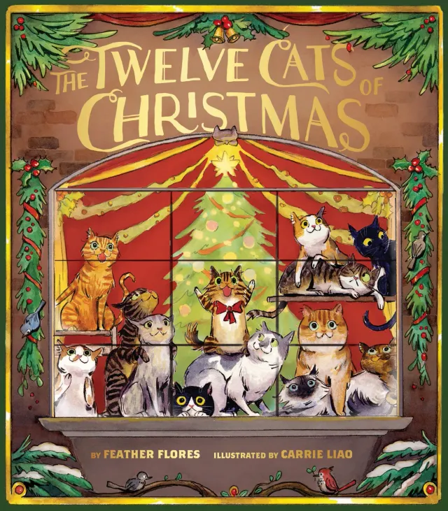 Chronicle Books Twelve Cats of Christmas barnebok jul
