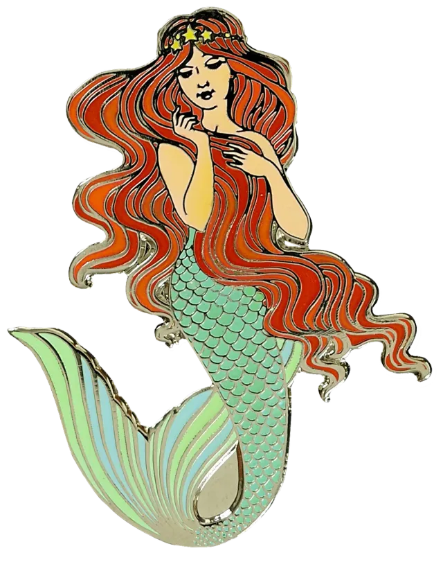 Peter Pauper Press Mermaid pin emalje havfrue