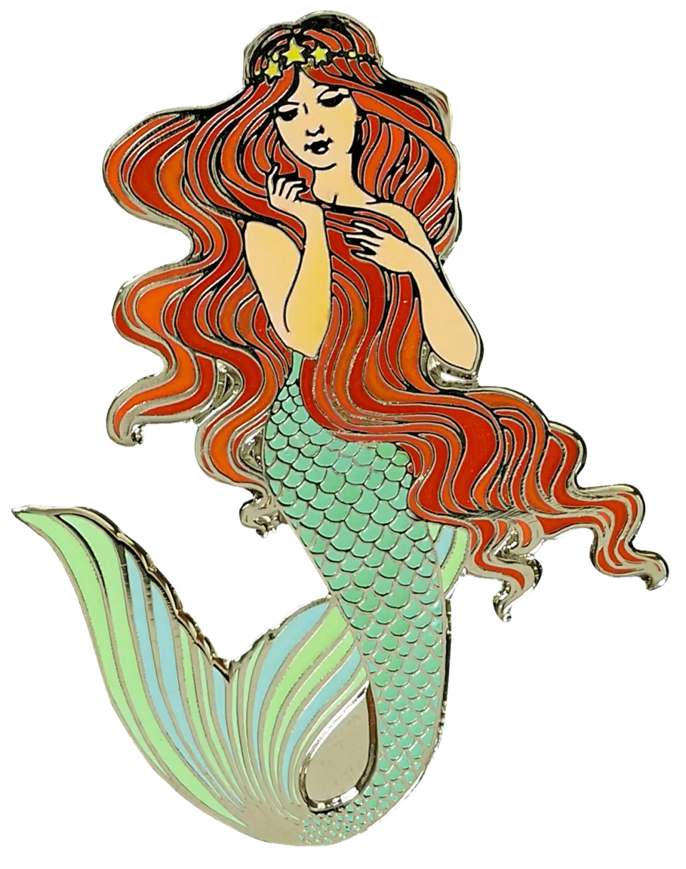 Peter Pauper Press Mermaid pin emalje havfrue