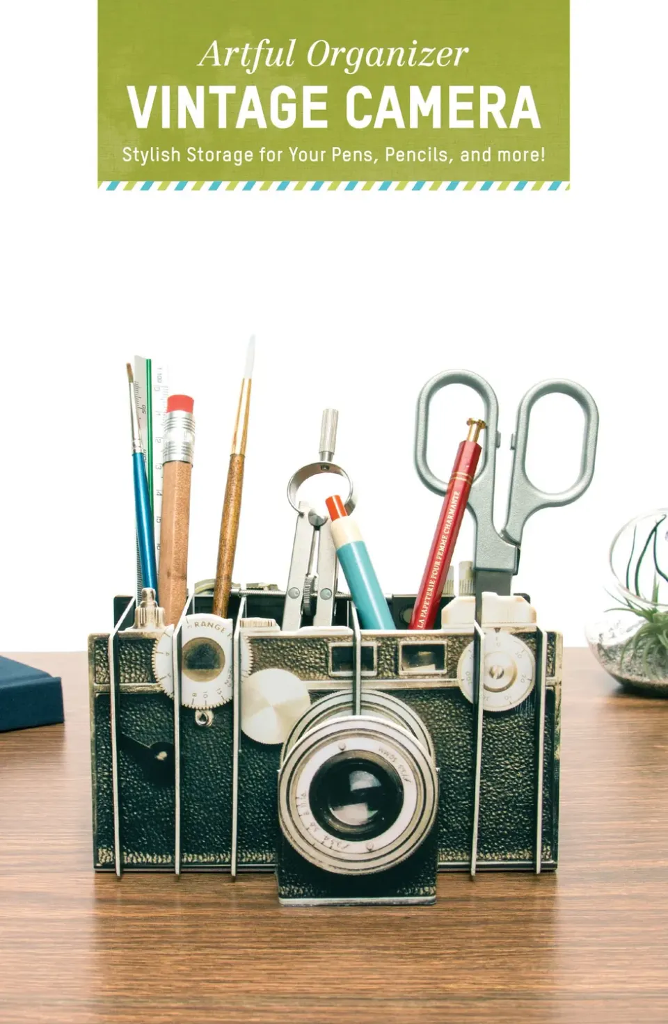 Chronicle Books Vintage Camera pennorganizer papp