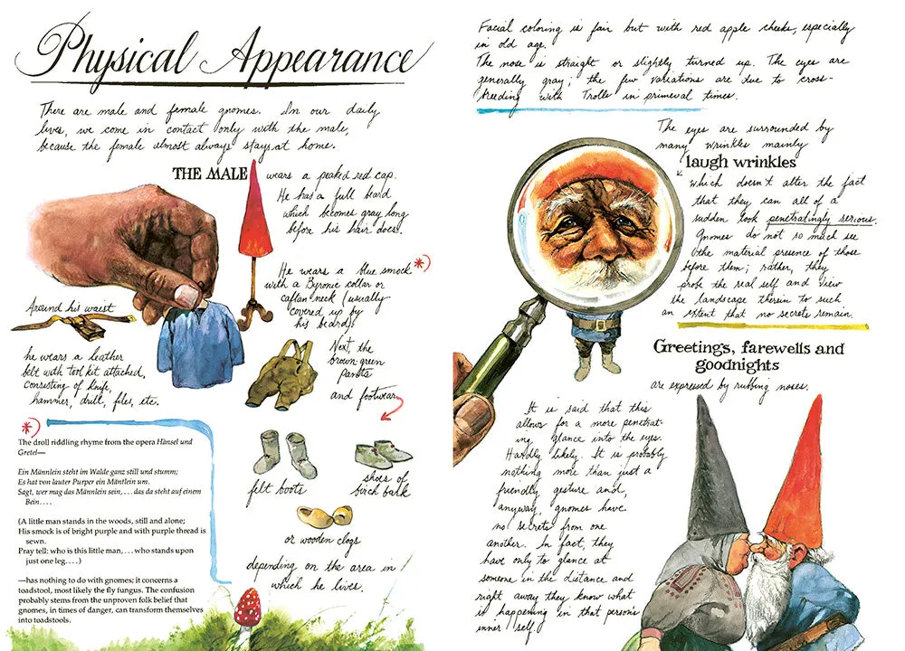 Abrams and Chronicle Gnomes innbundet bok illustrert klassiker