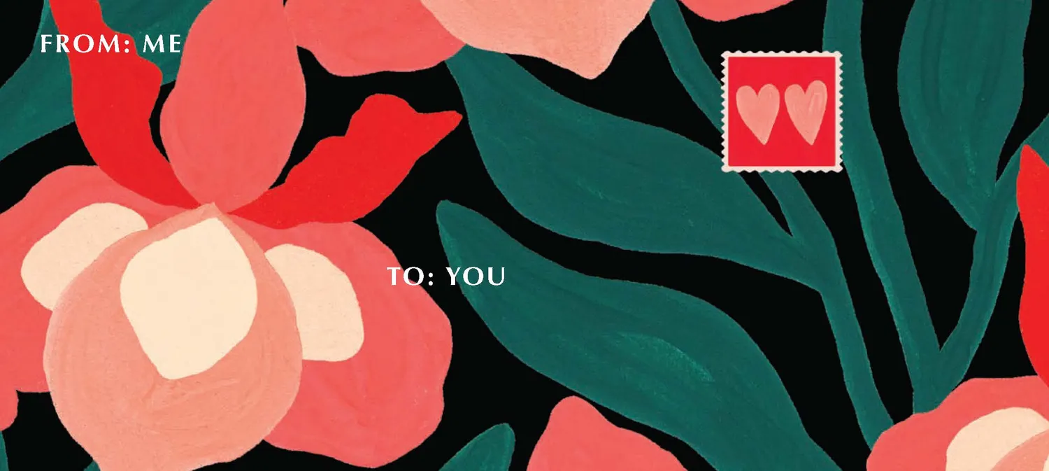 Inspired Letters to My Love brevblok gave kjæreste