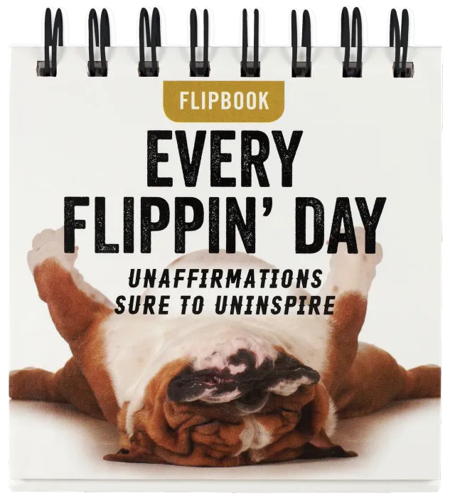Peter Pauper Press Every Flippin Day flipbok humor bord 48 sider