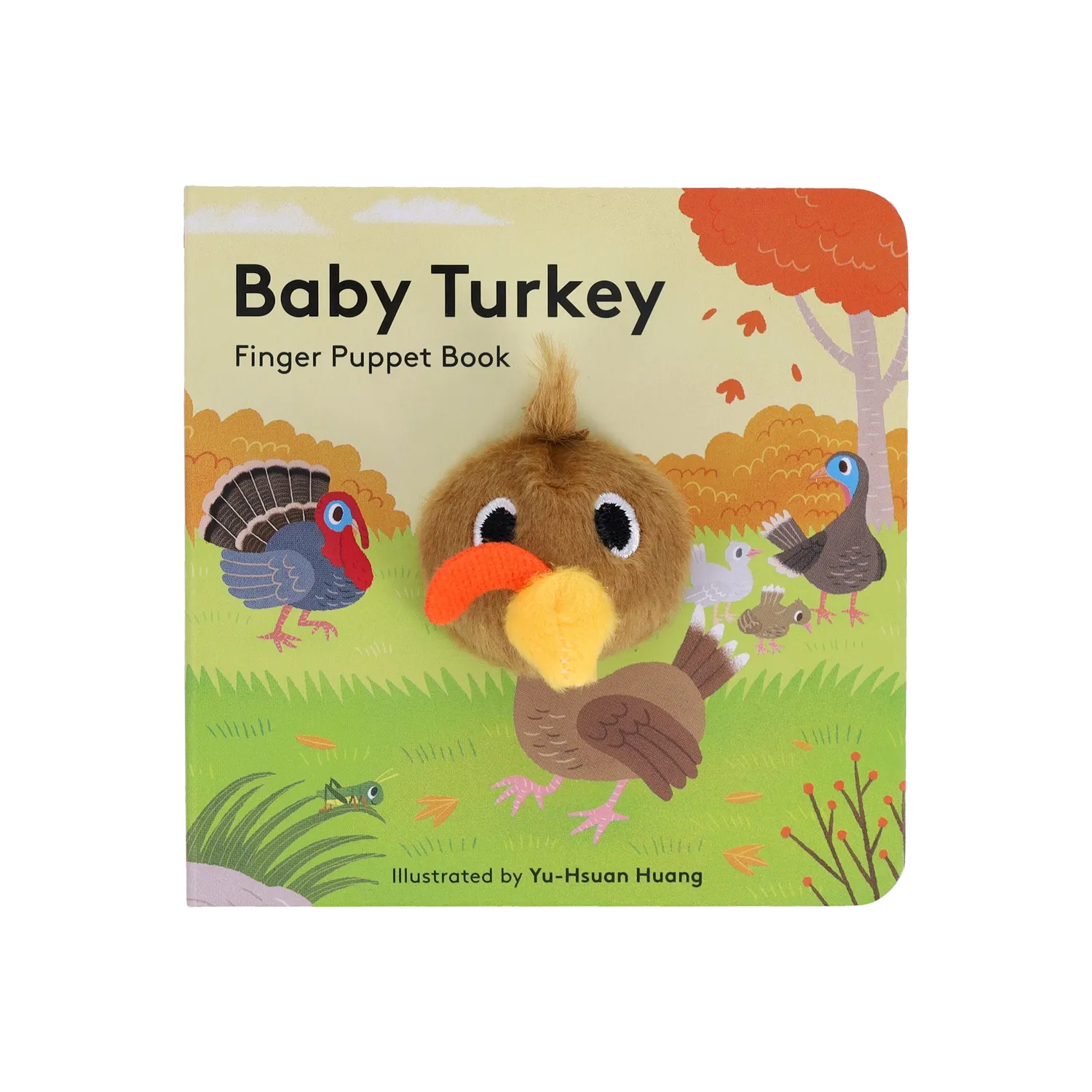 Chronicle Books Baby Turkey fingerdukke kartonbok høst
