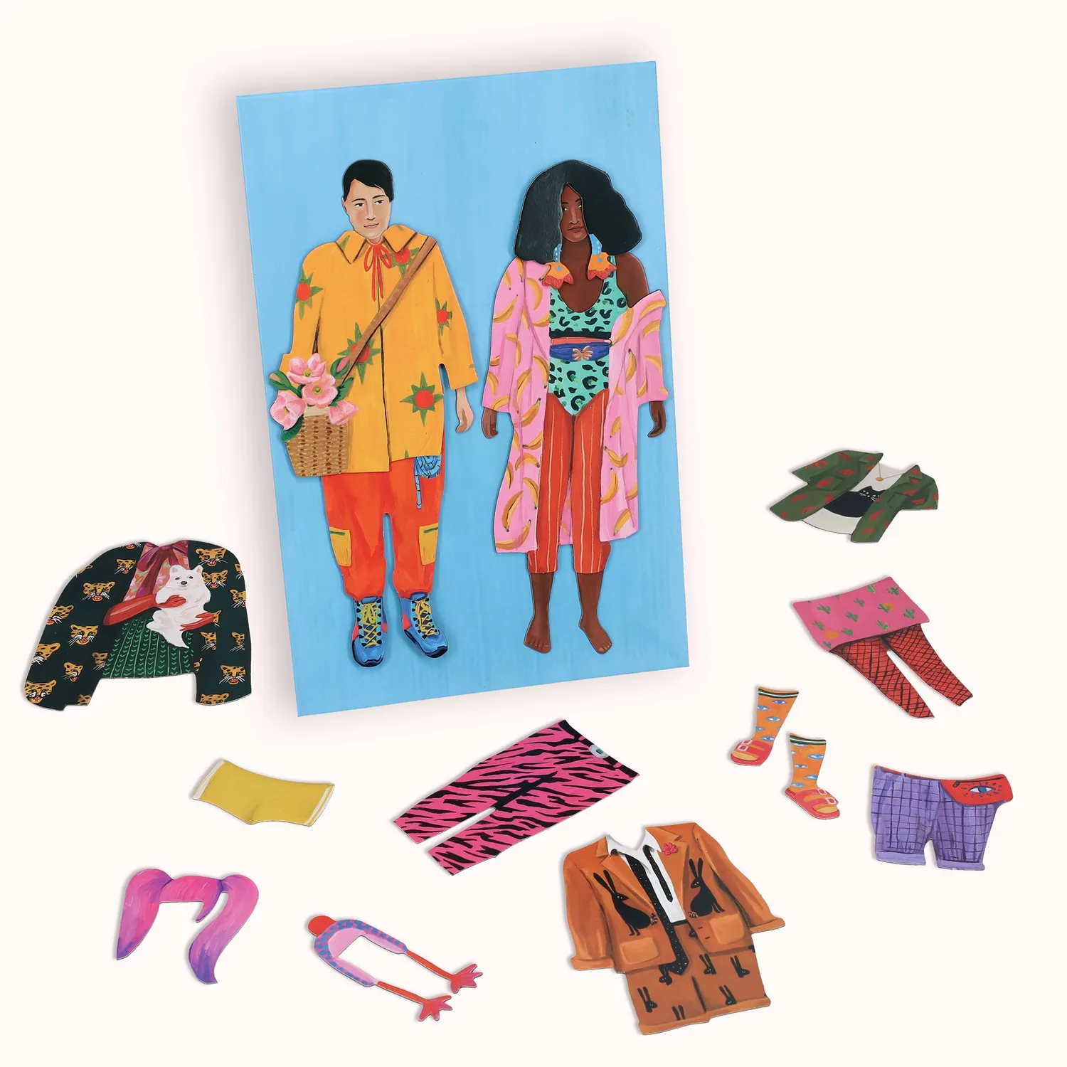 Chronicle Fearless Fashion Magnetic Dolls magnetsett