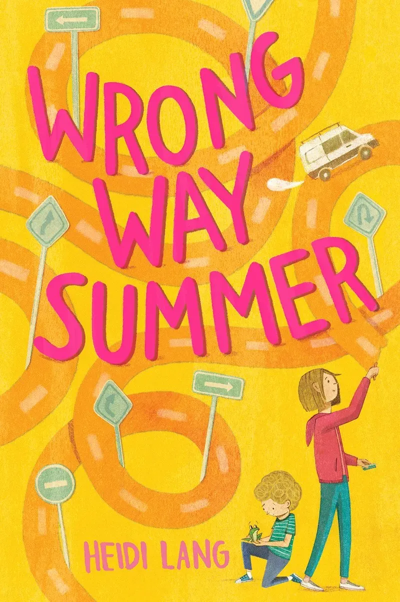 Wrong Way Summer roman innbundet 8-12 roadtrip