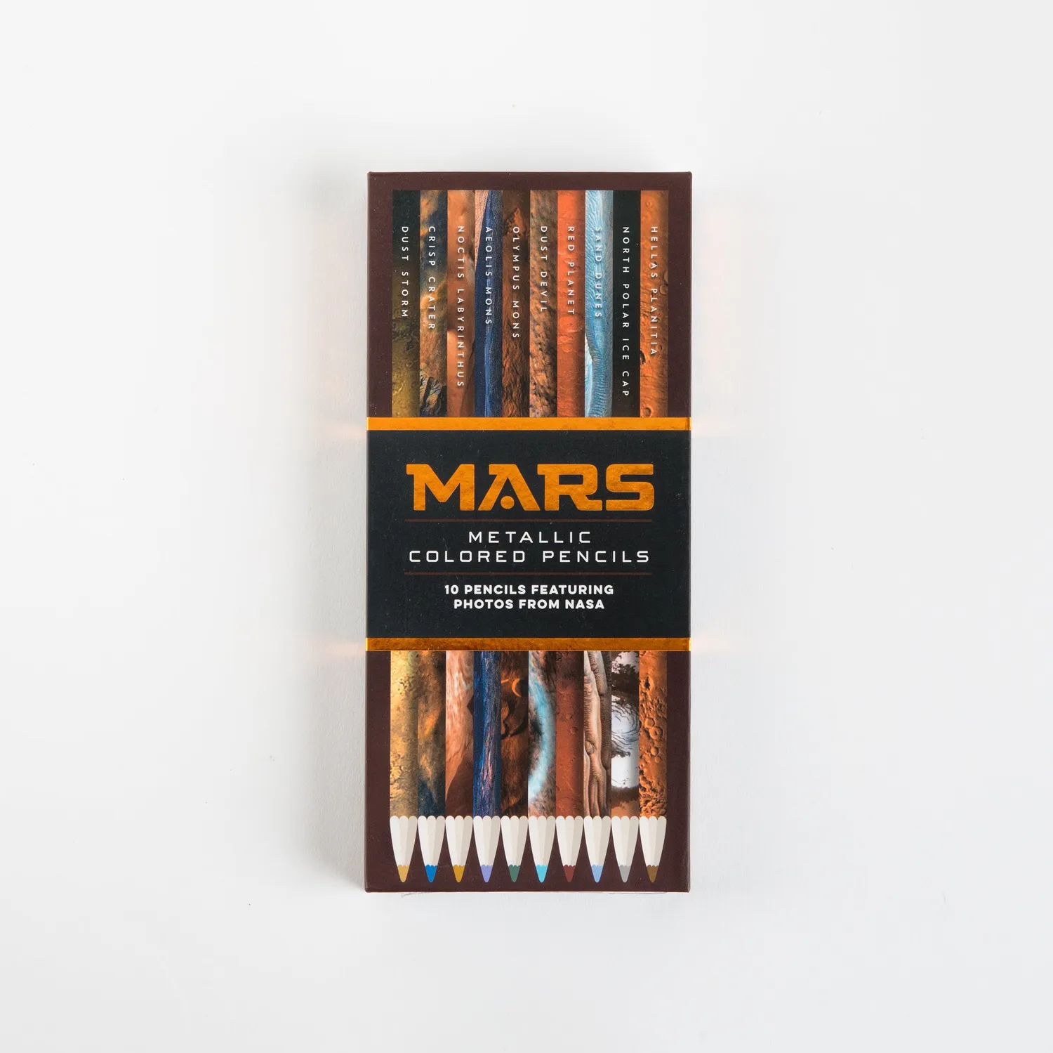 Chronicle Mars Metallic fargeblyanter 10 stk NASA