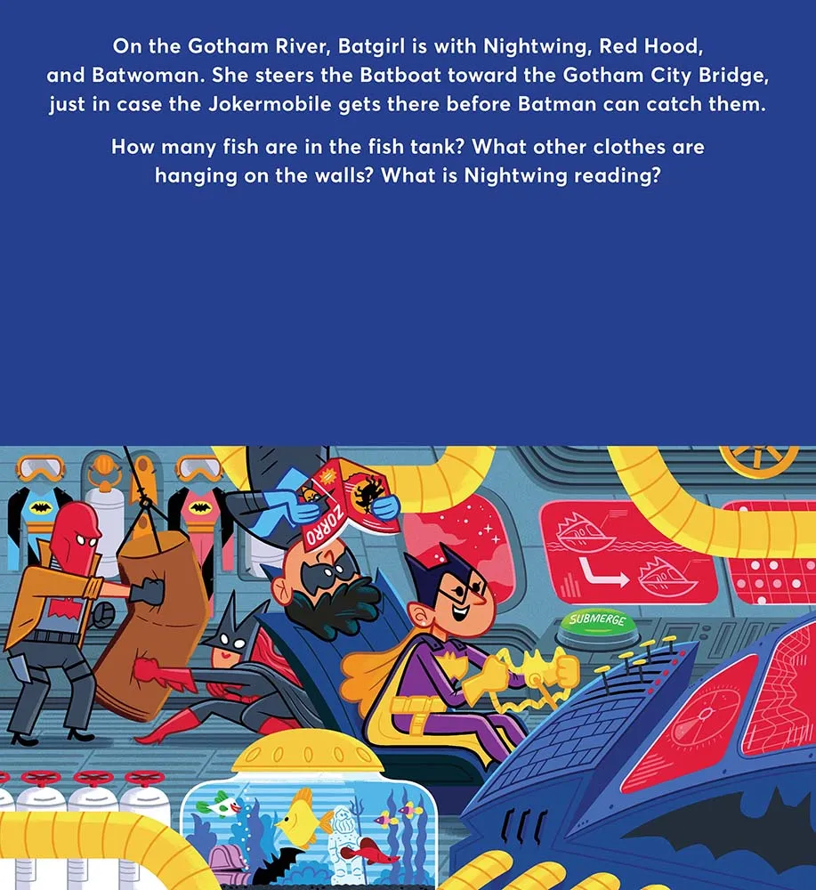 Abrams Batman To the Batcave pappbok med klaffer