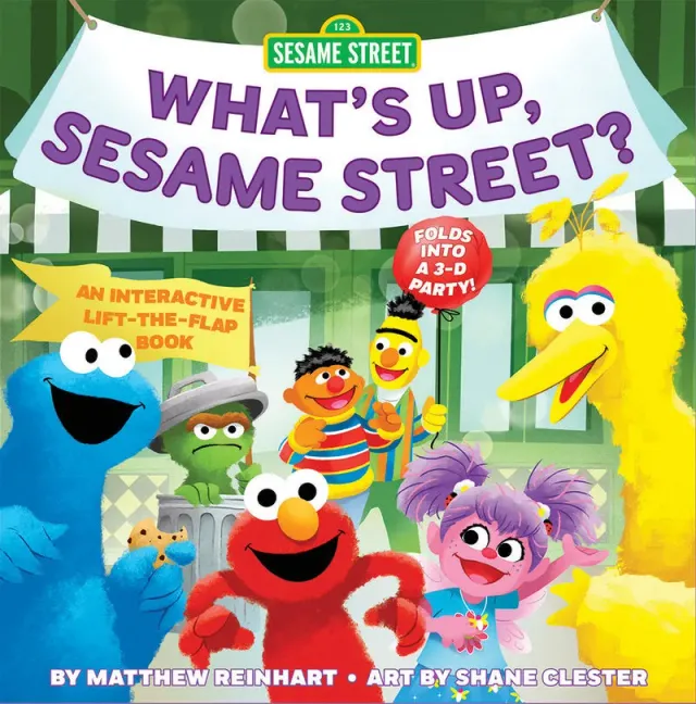 Abrams Pop Magic What’s Up Sesame Street pappbok 3D