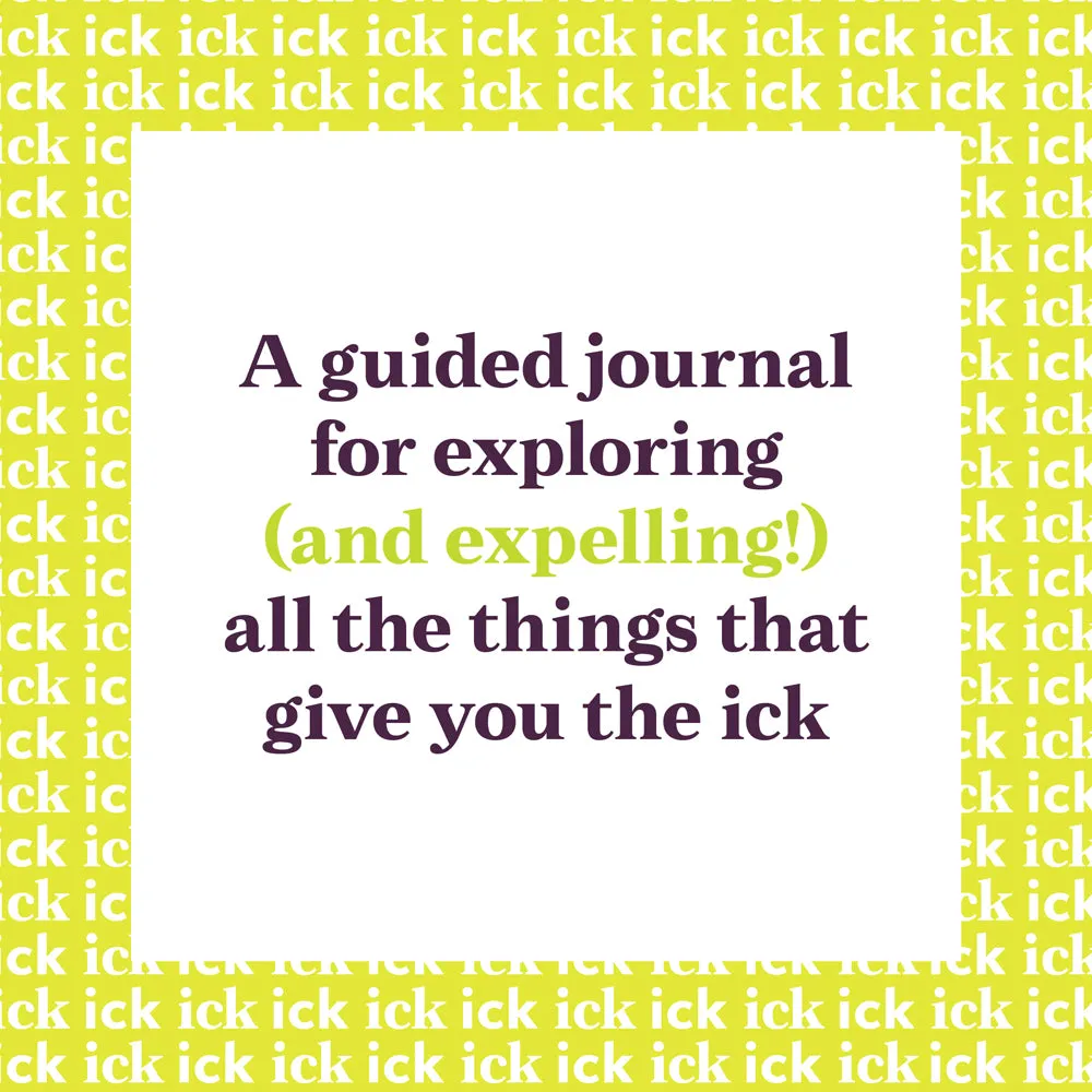 Chronicle Books The Ick Journal dagbok guidet humor