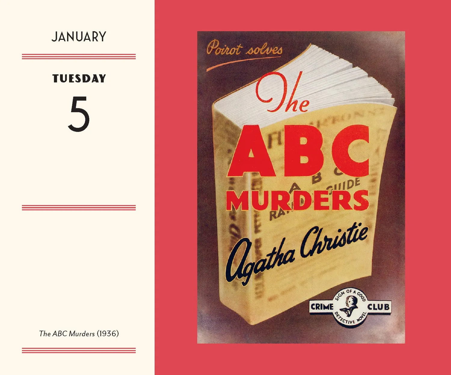 Abrams & Chronicle Books Agatha Christie 2027 kalender