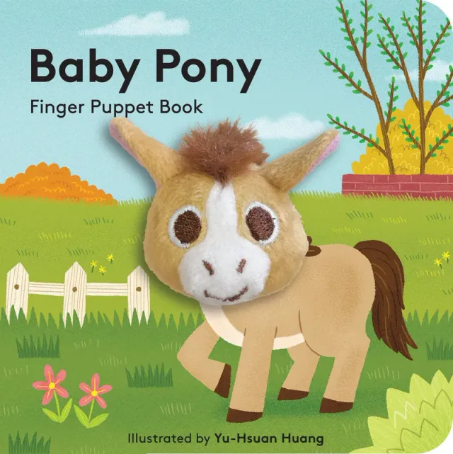 Chronicle Books Finger Puppet Baby Pony pekebok med fingerdukke