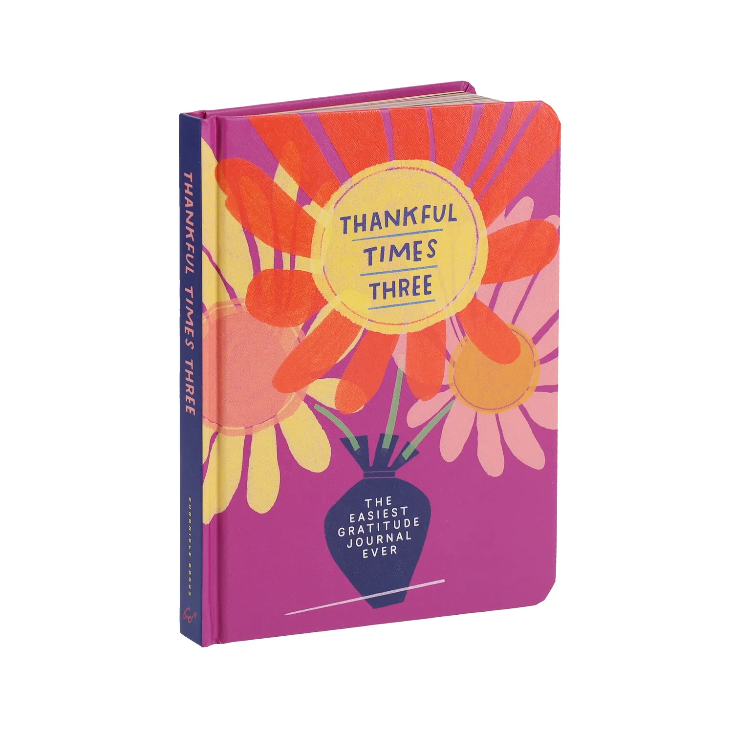 Chronicle Books Thankful Times Three takknemlighetsdagbok humor