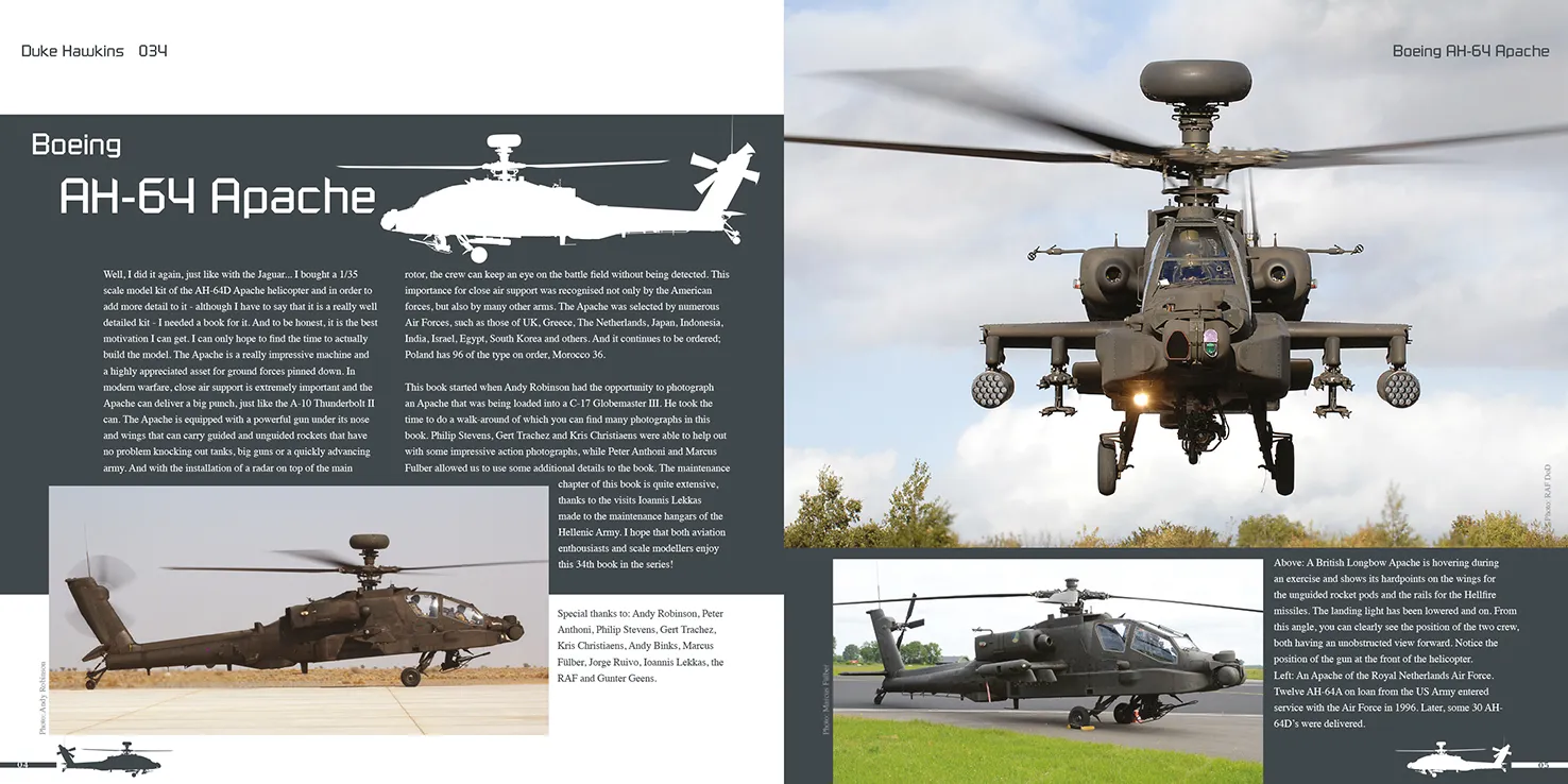 Duke Hawkins Boeing AH-64 Apache bok