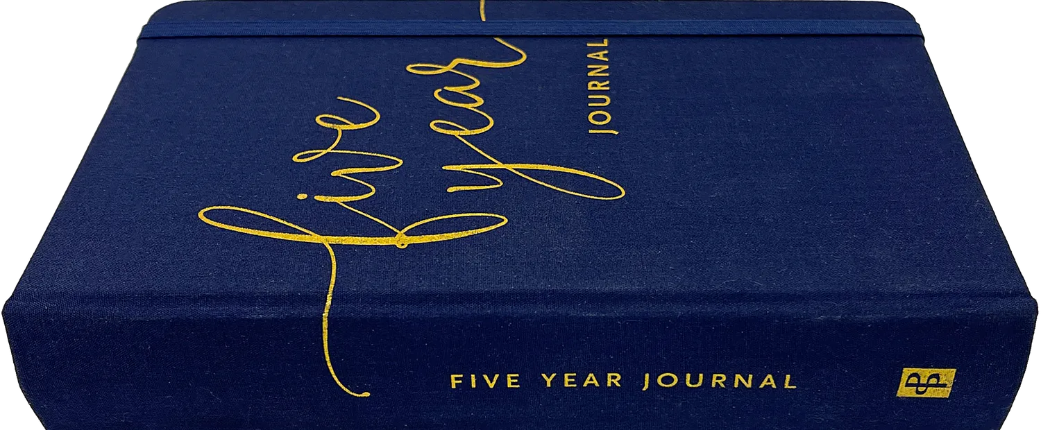 Peter Pauper Press Five Year Journal dagbok tøybind 5 år