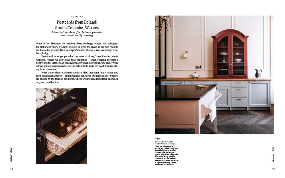 Uncommon Kitchens interiørbok innbundet kjøkken