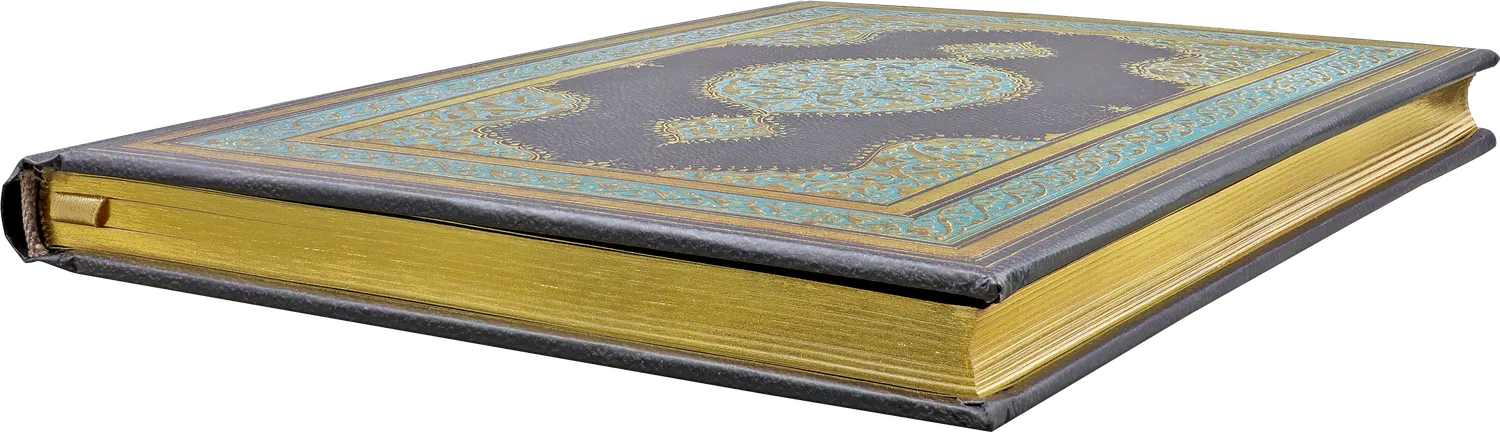 Peter Pauper Press Gilded Calligraphy notatbok linjert gullsnitt