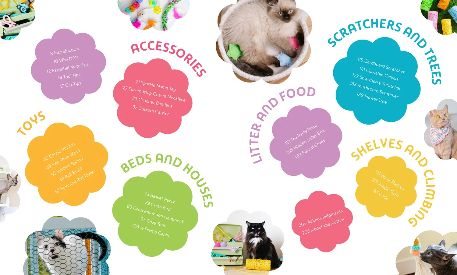 Abrams Crafting for Your Cat innbundet hobbybok katt