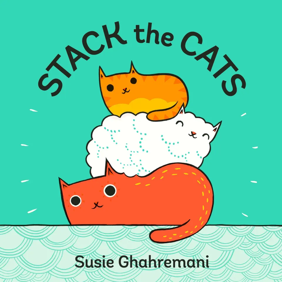 Abrams Appleseed Stack the Cats pappbok tellebok