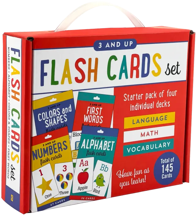 Peter Pauper Press Flash Cards læringskort 4-pakning 145 kort